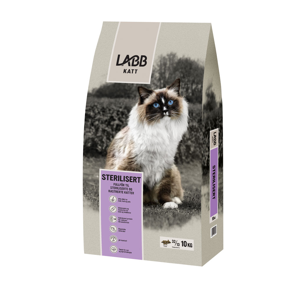 Labb Katt Sterilisert 10KG - Labb.no
